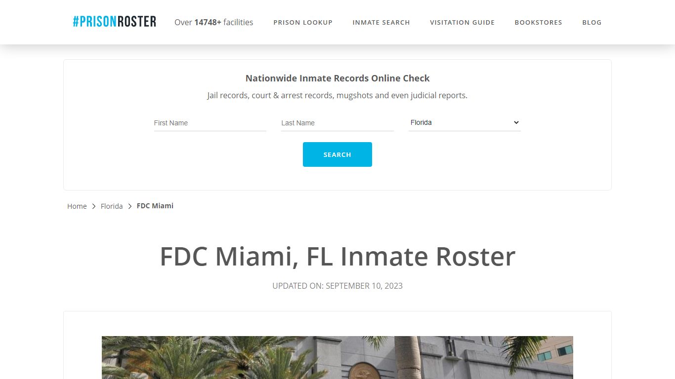 FDC Miami, FL Inmate Roster - Prisonroster